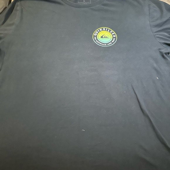 Quiksilver Black T-Shirt with Logo - Picture 6 of 6